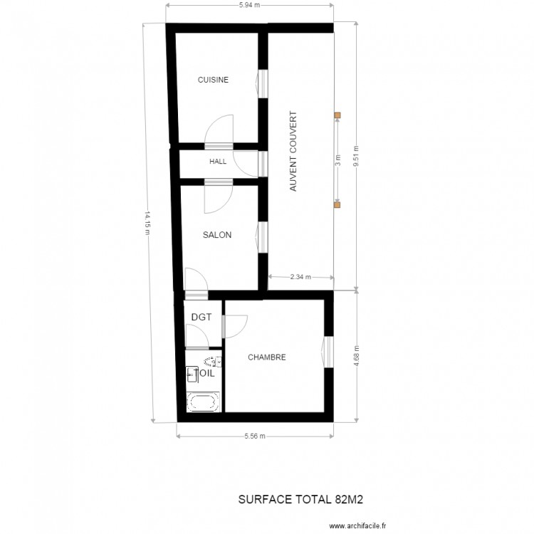 Simon BELMAS 01 Projet . Plan de 0 pièce et 0 m2