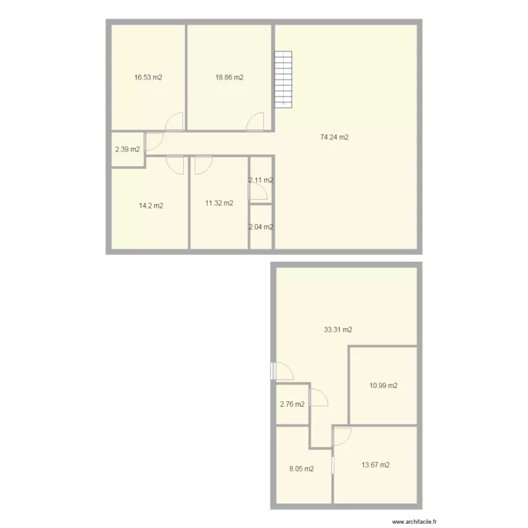 HIRSCHMILLER OBENHEIM. Plan de 