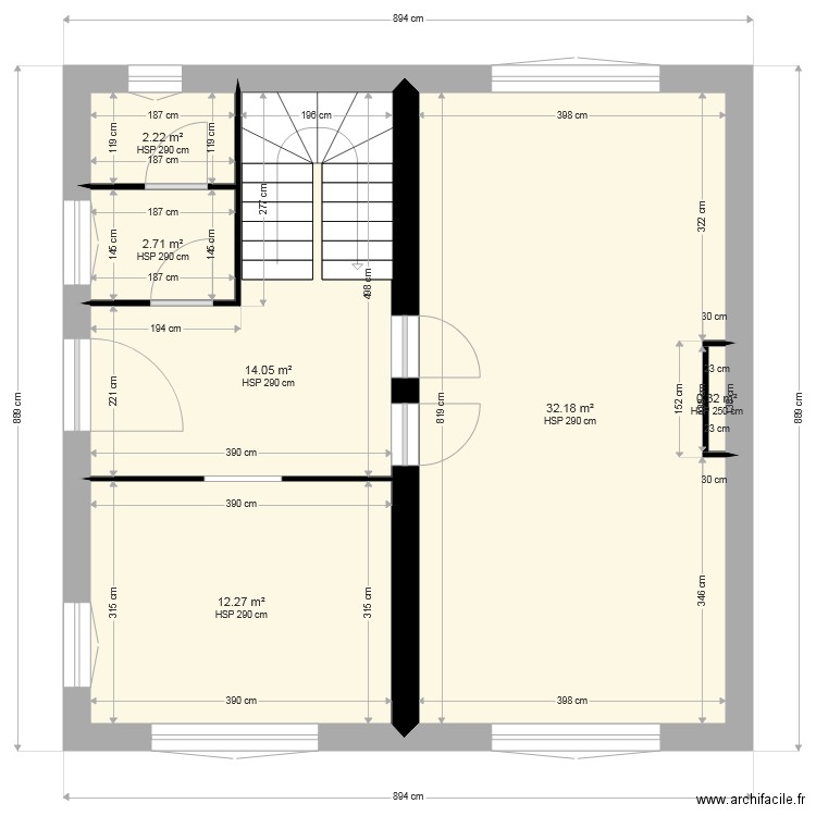 PLAN RDC ZIELONKA. Plan de 0 pièce et 0 m2