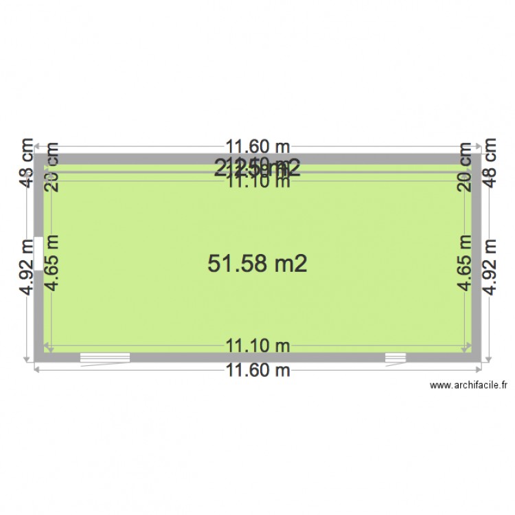 MAS 12 grand salon. Plan de 0 pièce et 0 m2