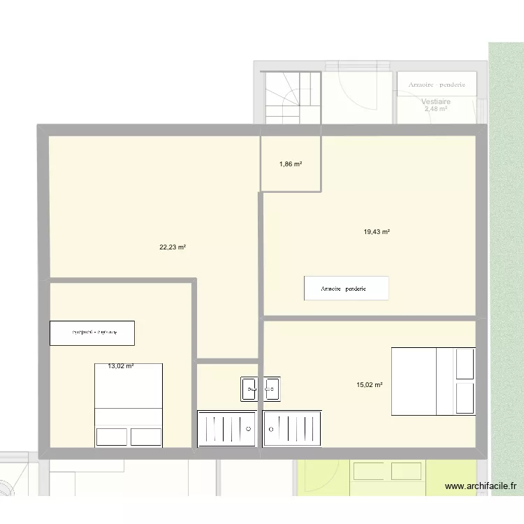 id&eacute;e maison. Plan de 