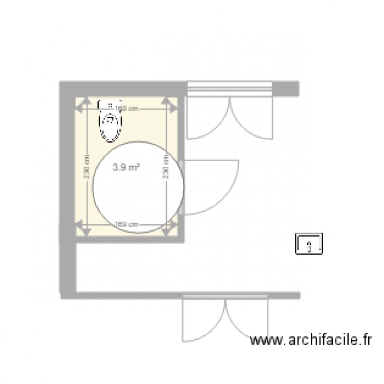  WC carmel 1. Plan de 0 pièce et 0 m2