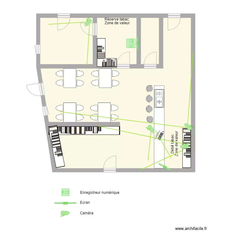 TABAC LE 4 AS video. Plan de 