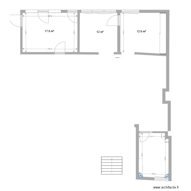 Creche. Plan de 0 pièce et 0 m2