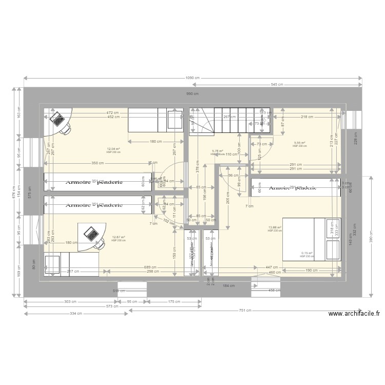 ANAIS BAT1 ETAGE V1 2018 05 04. Plan de 0 pièce et 0 m2