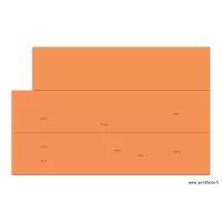 plan apr&egrave;s travaux Thevet toiture 1er &eacute;tage