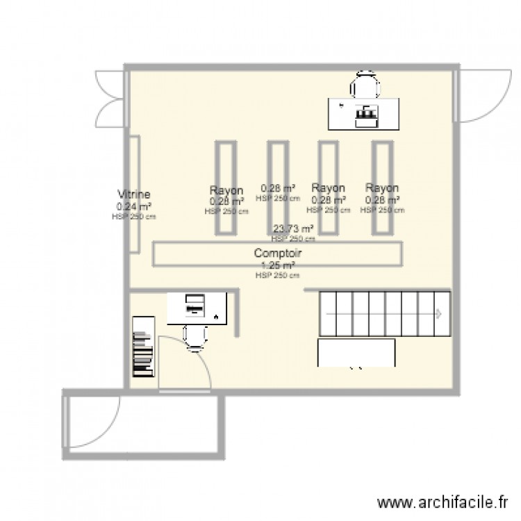 Plan de la Pharmacie. Plan de 0 pièce et 0 m2