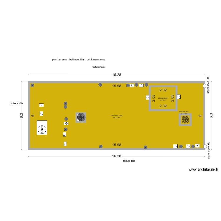 plan terrasse    teari kone   banque . Plan de 0 pièce et 0 m2