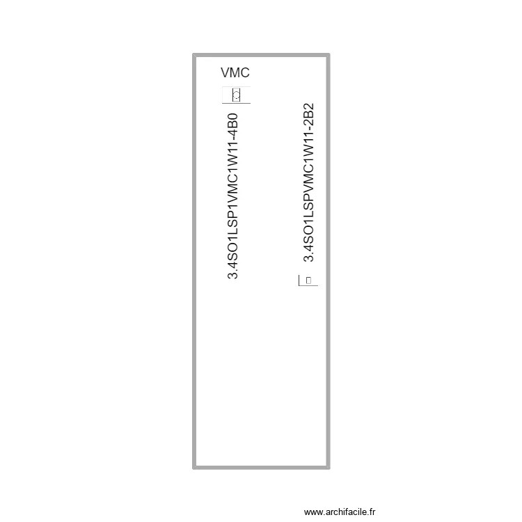 wall 11 2 toilets plugs X 3. Plan de 