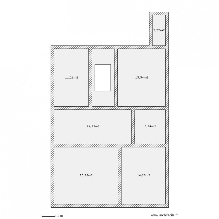 33DJ_1et_i. Plan de 0 pièce et 0 m2