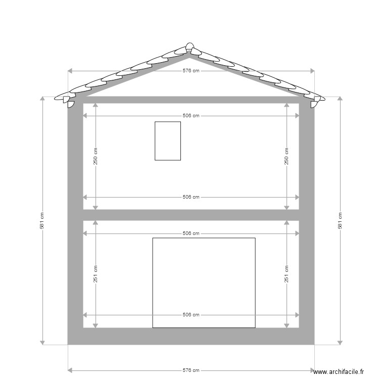 BERGERIE PIGNON EST 1DEVIS. Plan de 2 pièces et 25 m2