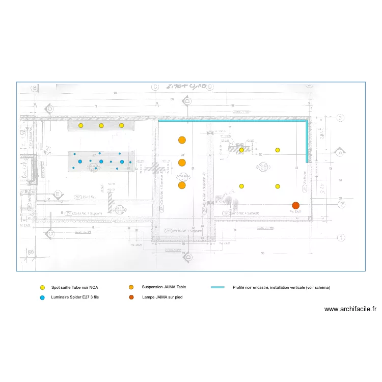 DALLAMNO INTERIEUR. Plan de 