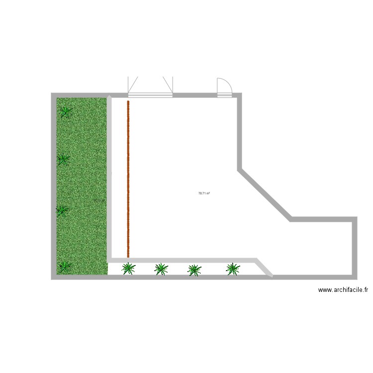 Jardin 2. Plan de 0 pièce et 0 m2