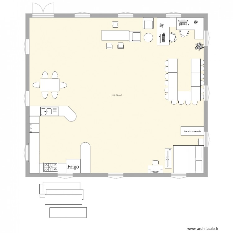 Maison pour handicapé . Plan de 0 pièce et 0 m2