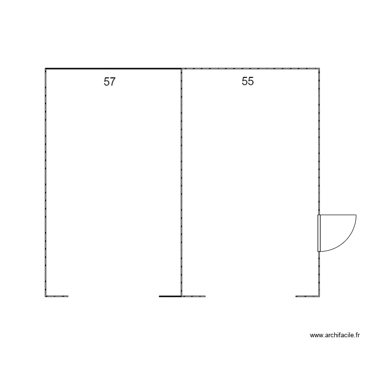 55et57 GARAGES. Plan de 