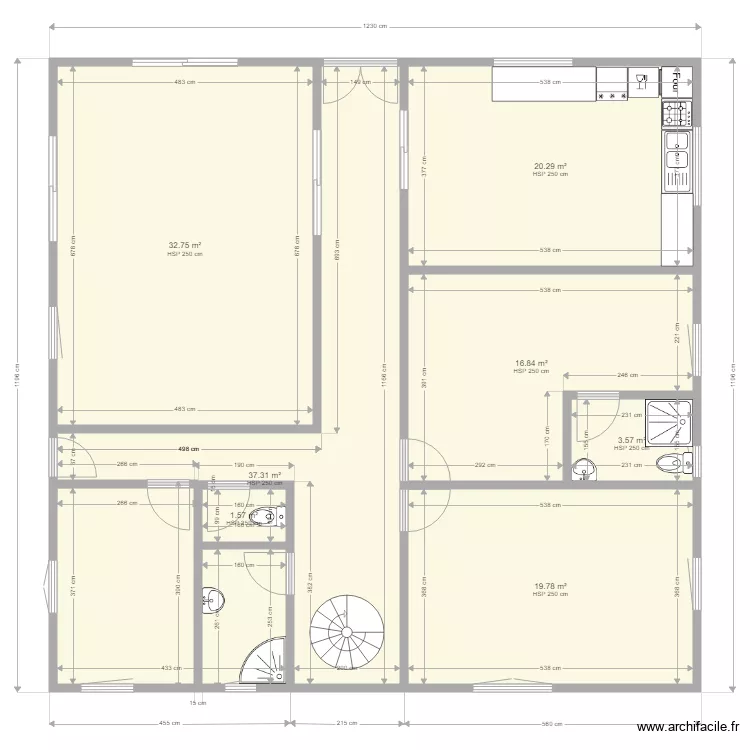 Maison de Guehouo rdc 2. Plan de Maison de Guehouo rdc 2. Plan de