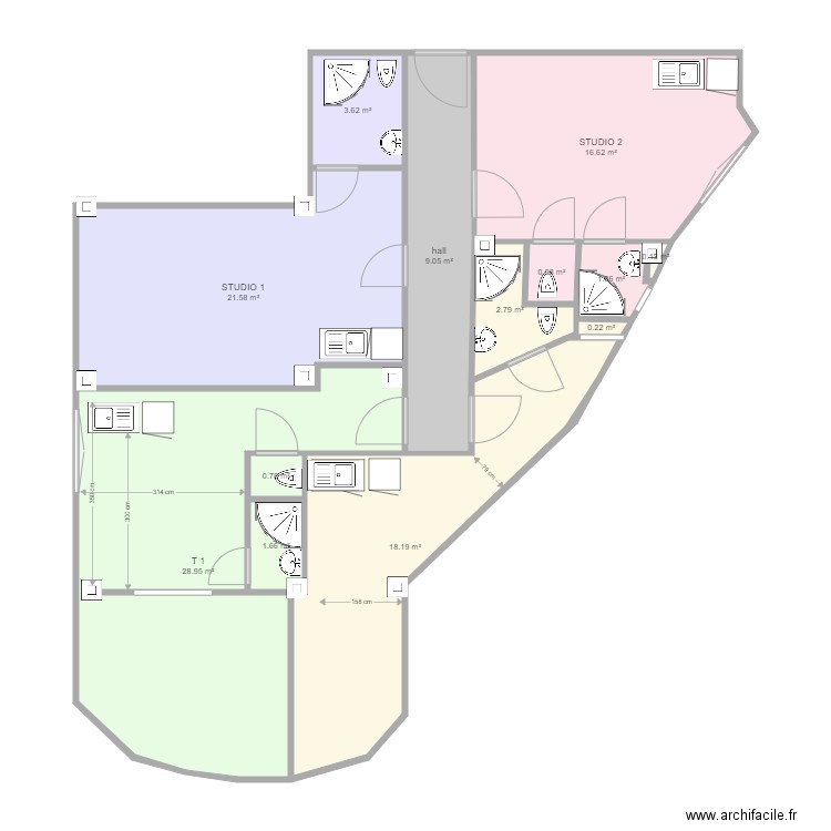 CONDORCETPROJ3. Plan de 0 pièce et 0 m2