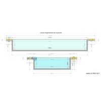 COUPE LONGITUDINALES PISCINE