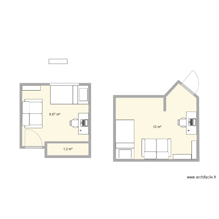chambre erwan. Plan de 0 pièce et 0 m2