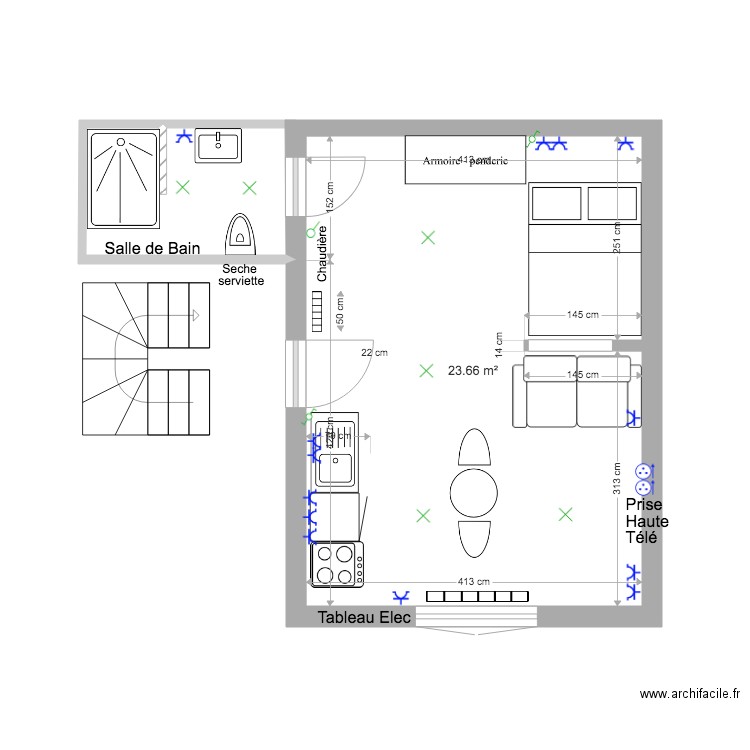 Markelbach 115 rez de chaussée Duplex. Plan de 0 pièce et 0 m2