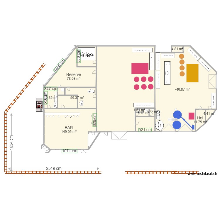 TAPROOM V1. Plan de 0 pièce et 0 m2