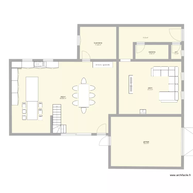  notre maison . Plan de 