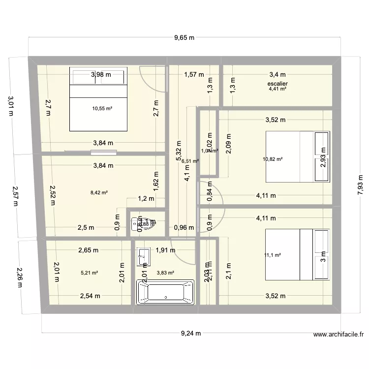 plan etage dizimieu. Plan de 17 et 126 m² plan etage dizimieu. Plan de 17 et 126 m²