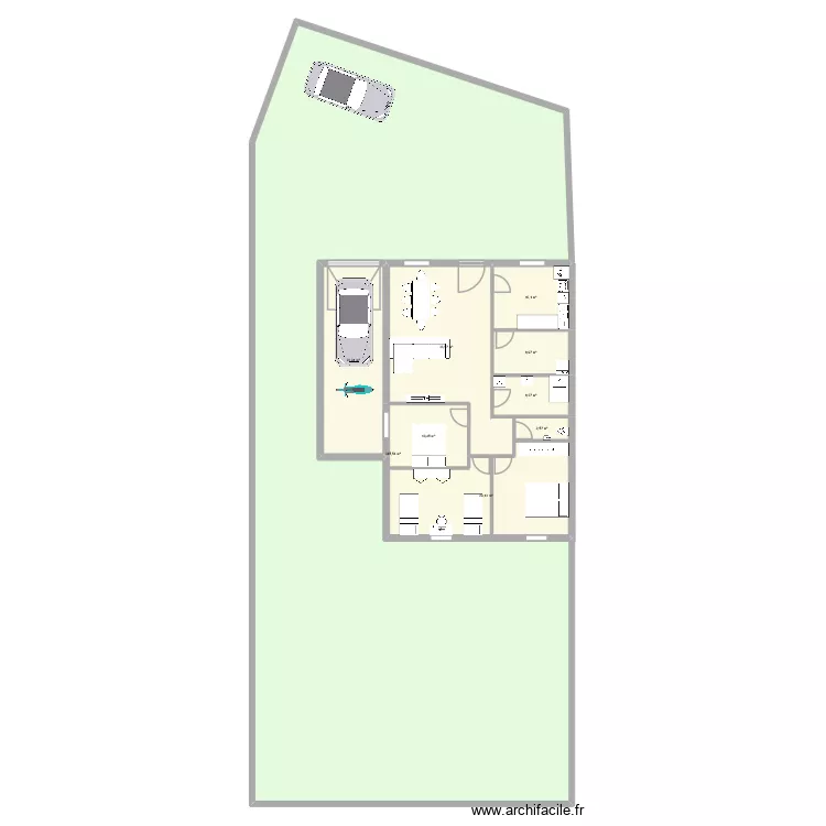 maison 11. Plan de 9  et 469 m²