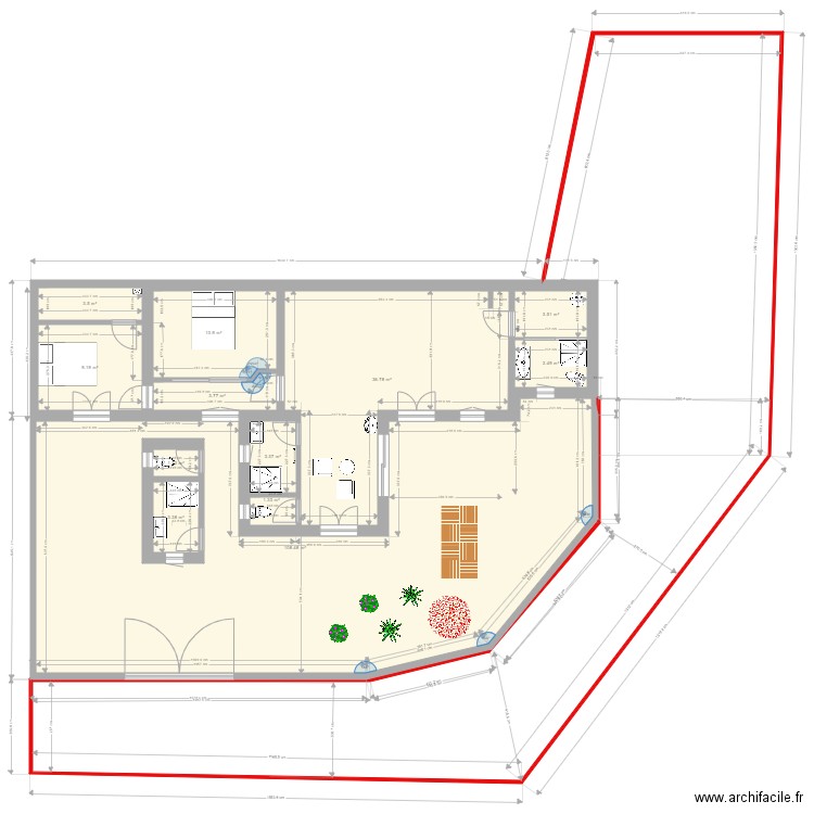 Extension SGDD Plan Version 08 avril 2021. Plan de 0 pièce et 0 m2