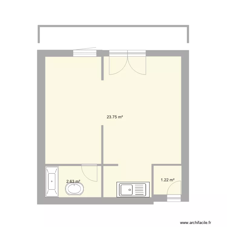Paillette Am&eacute;nagement. Plan de 