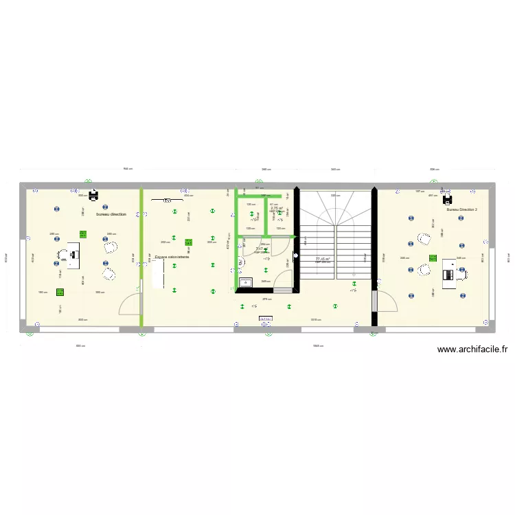 SCI M.INVEST ETAGE. Plan de 
