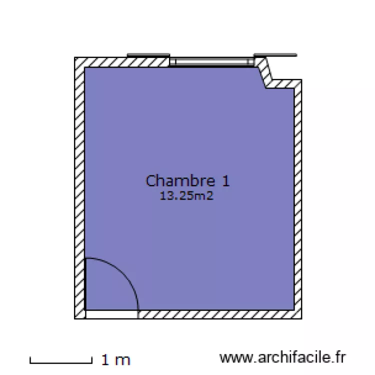 Chambre 1. Plan de Chambre 1. Plan de