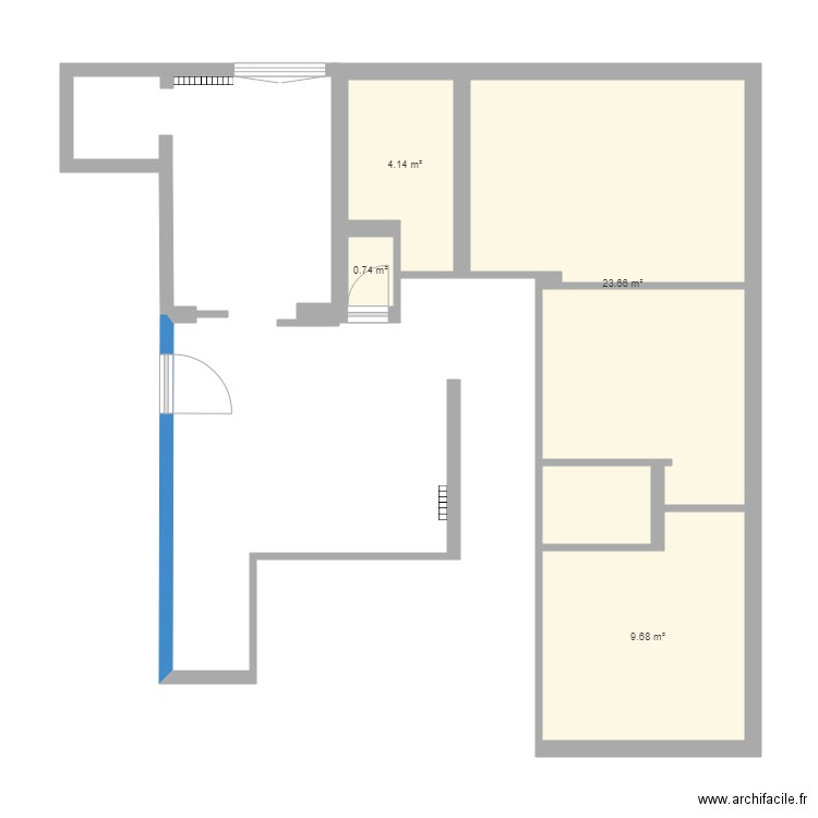 EVRY 2 CUISINE ET SALON PLAN DE BASE new. Plan de 0 pièce et 0 m2