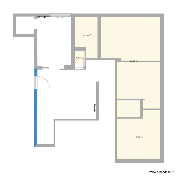 EVRY 2 CUISINE ET SALON PLAN DE BASE new. Plan de 