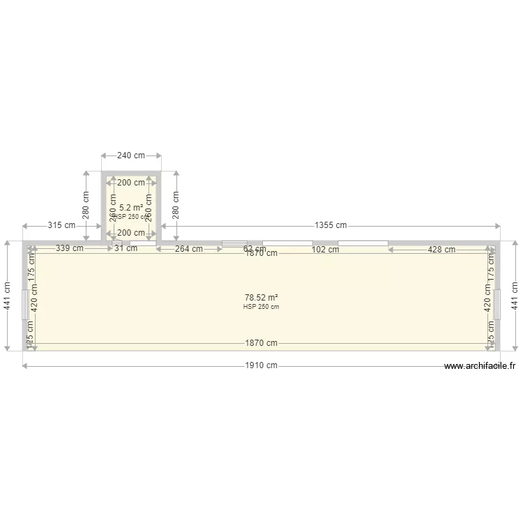 PLAN PEVANI. Plan de 