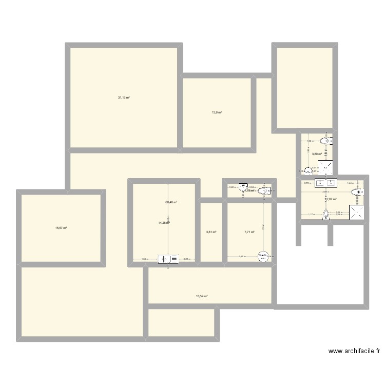 Plan DG GROA. Plan de 0 pièce et 0 m2