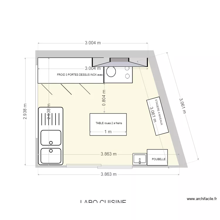 LABO PRES DE LACASSORE DEFINITIF. Plan de 