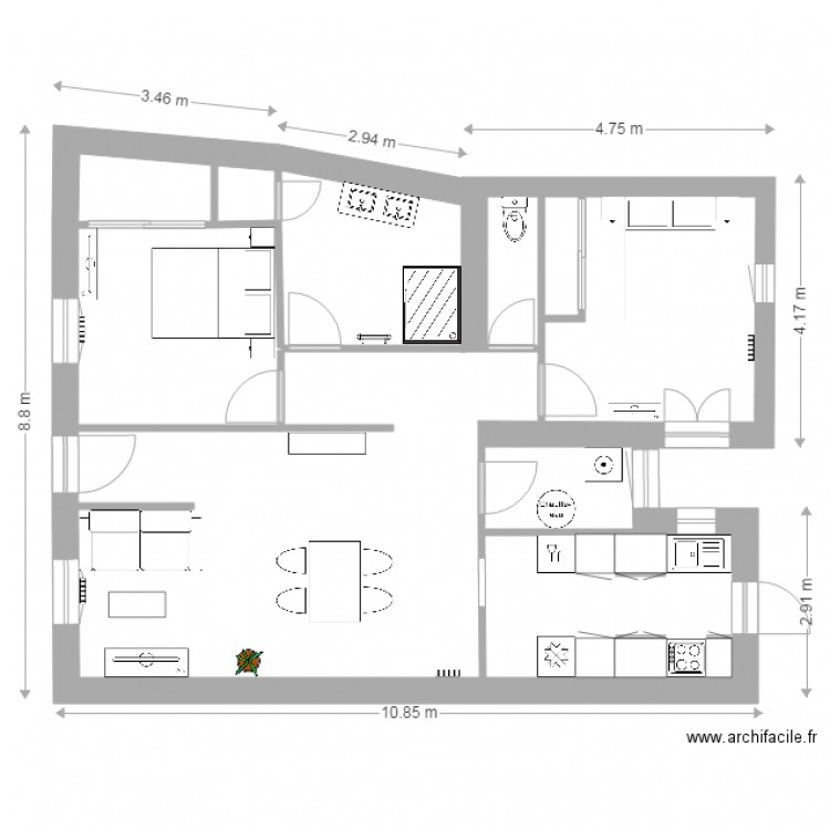 maison caldas 8. Plan de 0 pièce et 0 m2