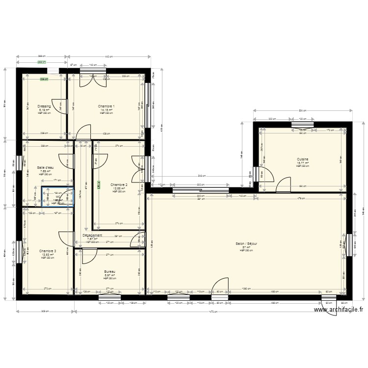 MEURGEY  GLATIN. Plan de 0 pièce et 0 m2