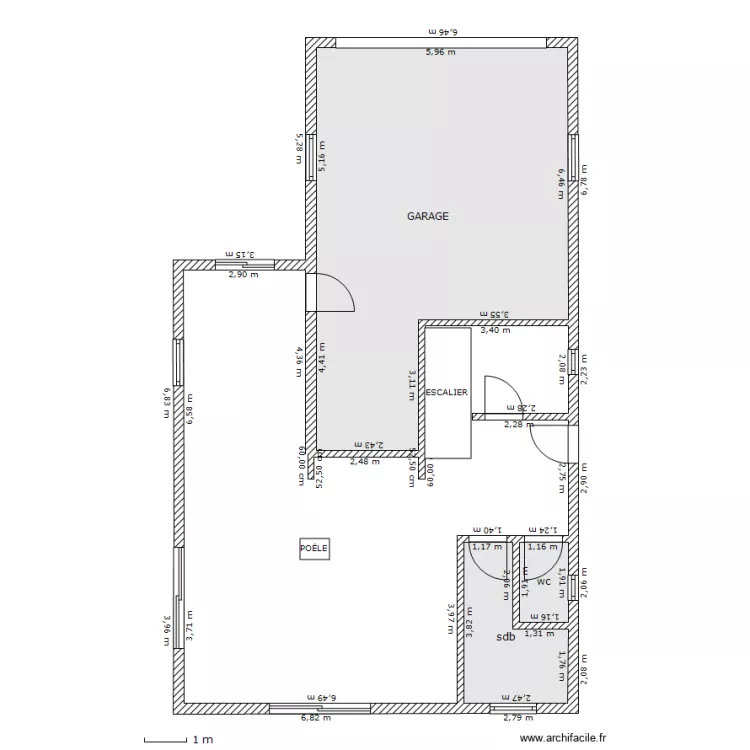 d&eacute;finitif rdc. Plan de 