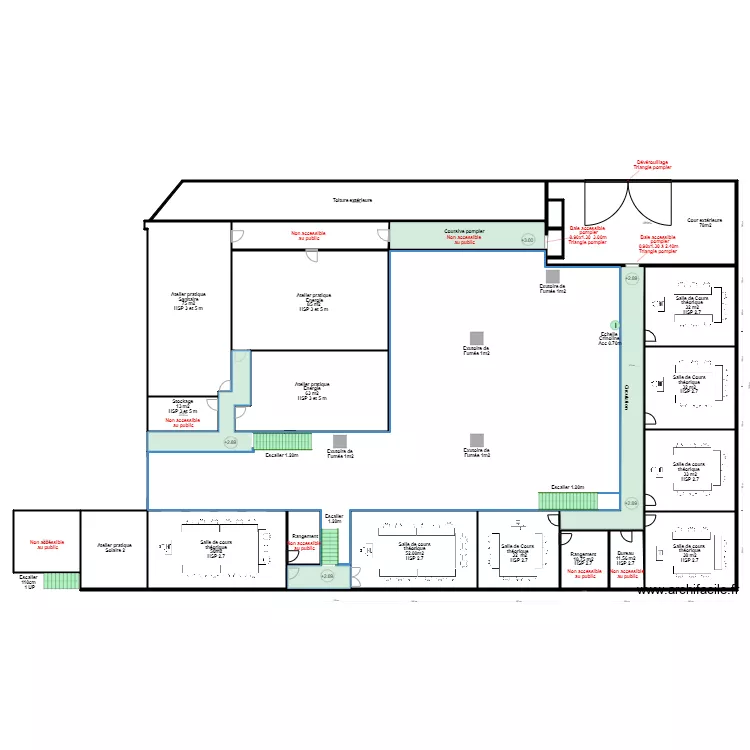 Greta Etage Am&eacute;nagement 6 . Plan de 