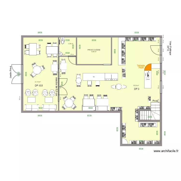 DELICIEUX INSTANTS AVANT TRAVAUX. Plan de DELICIEUX INSTANTS AVANT TRAVAUX. Plan de
