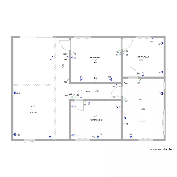 greg lens 1ER. Plan de 