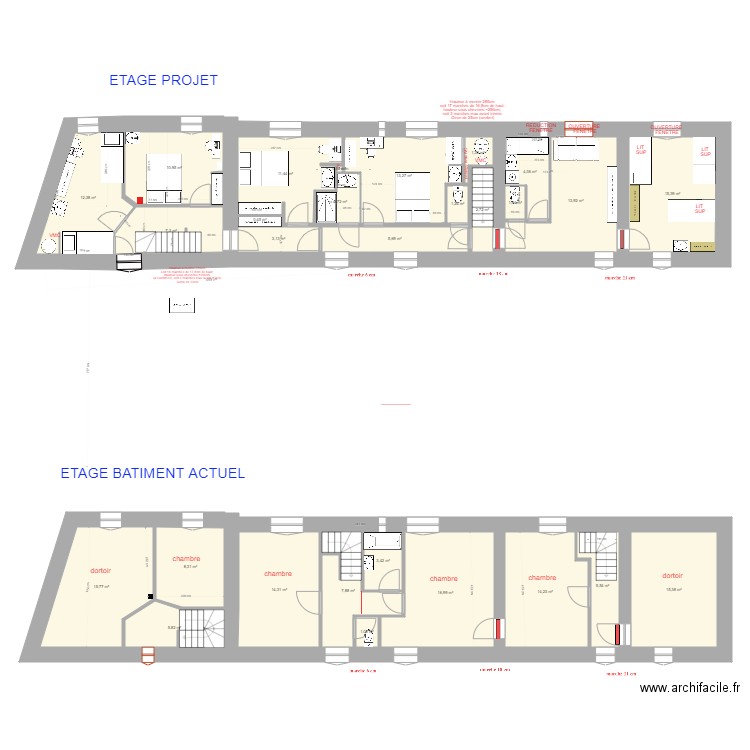 Etage version 18 mai 2021 1 2E. Plan de 0 pièce et 0 m2