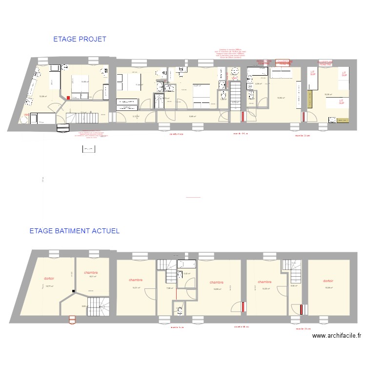 Etage version 18 mai 2021 1 2E. Plan de 0 pièce et 0 m2