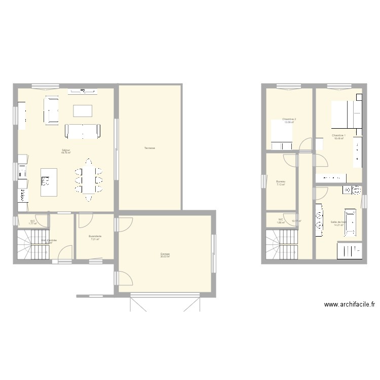 projet 1 maie olivier . Plan de 0 pièce et 0 m2