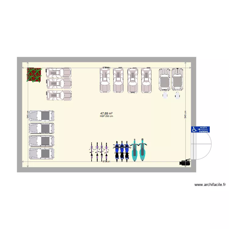 maps adhoc parking. Plan de 