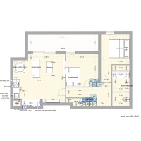 Plan appartement tv mur