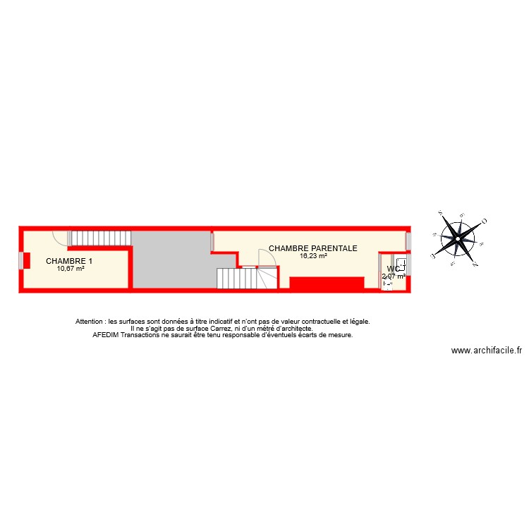 BI 7103 ETAGE 2. Plan de 0 pièce et 0 m2