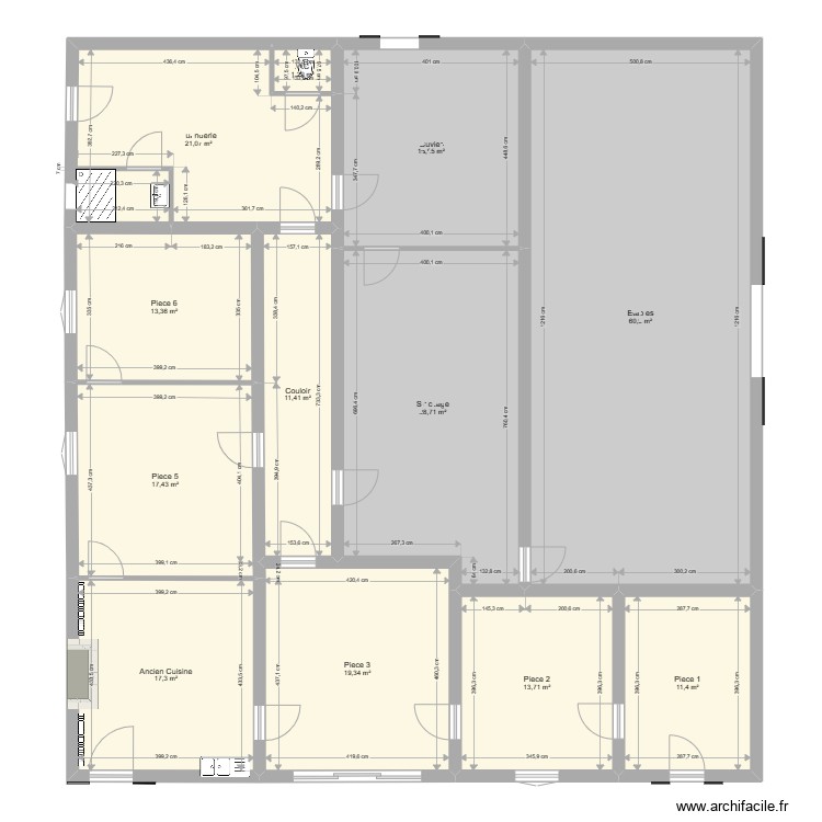 La Fleur Existante. Plan de 0 pièce et 0 m2